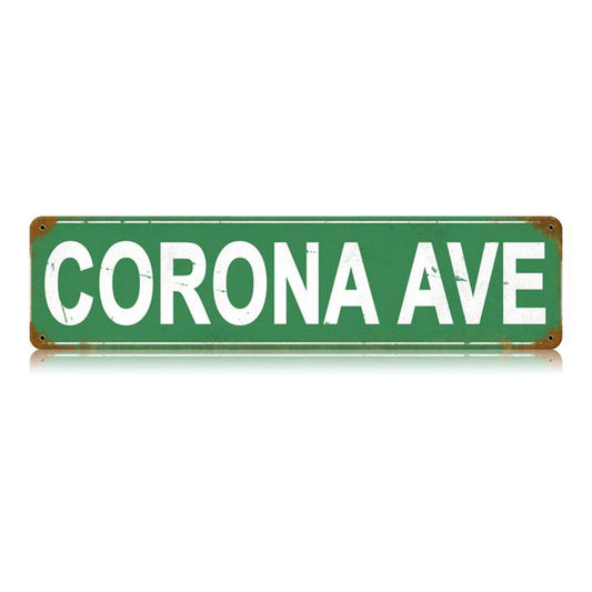 Corona Ave Vintage Sign