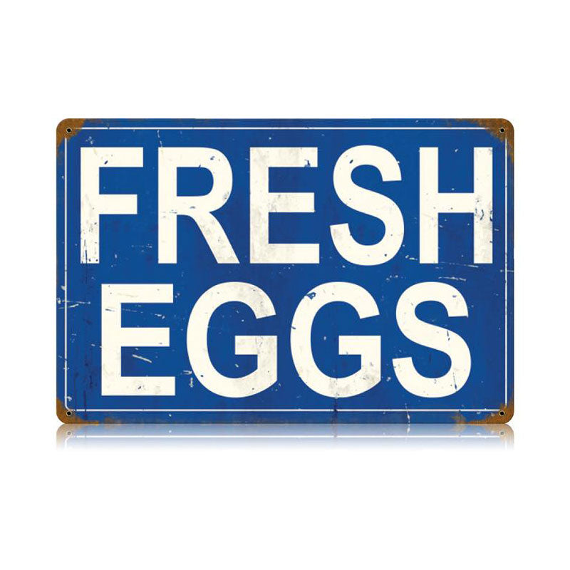 Fresh Eggs Vintage Sign