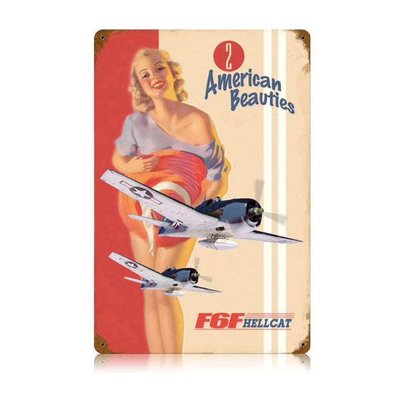 F6F Hellcat Vintage Sign