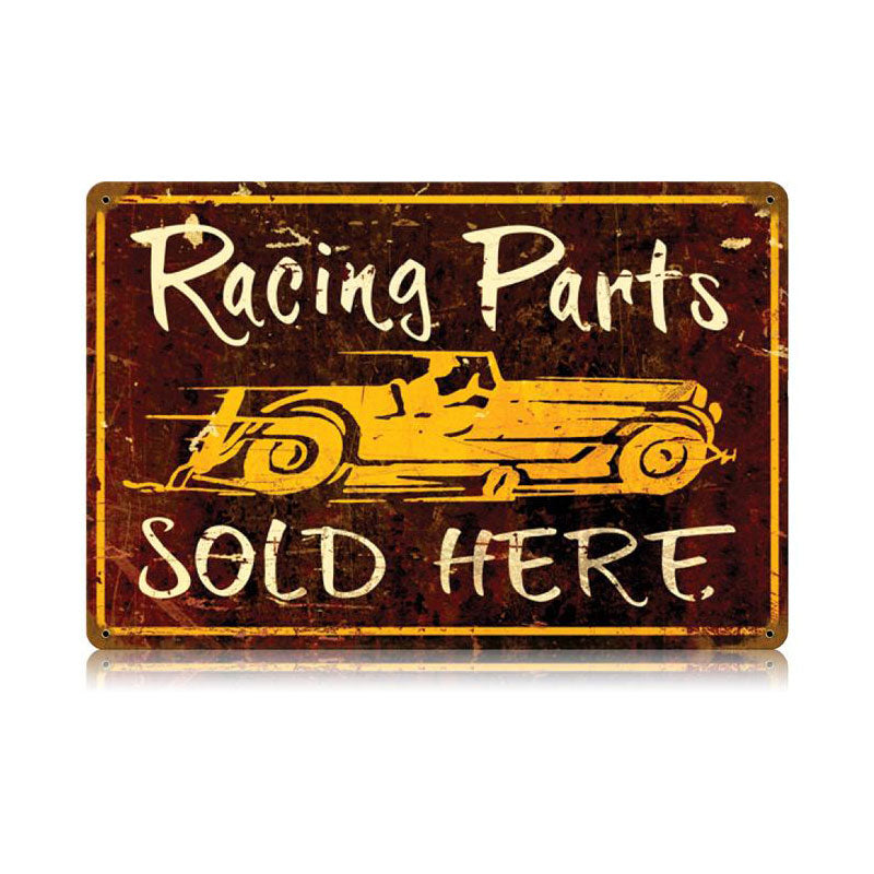 Racing Parts Vintage Sign