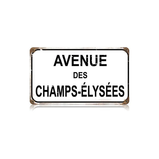 Champs Elysees Vintage Sign