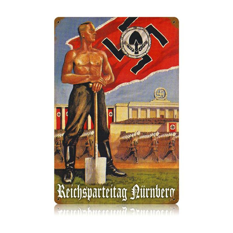 Reichsparteitag Nurnberg Vintage Sign