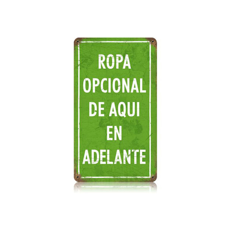 Ropa Opcional Vintage Sign