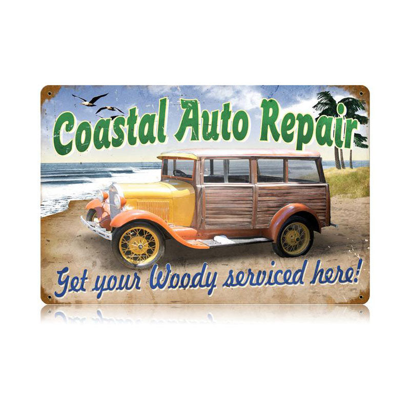 Coastal Auto Vintage Sign