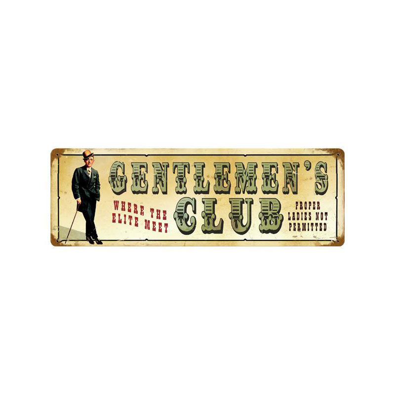 Gentlemen'S Club Vintage Sign