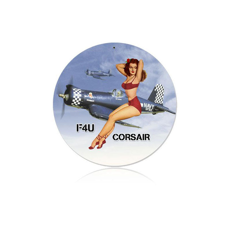 Corsair Pinup Vintage Sign