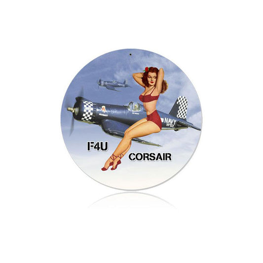 Corsair Pinup Vintage Sign