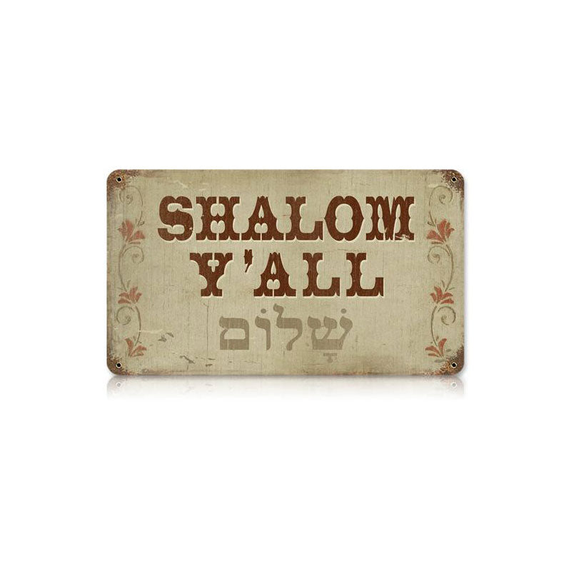 Shalom Vintage Sign