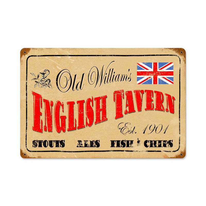 English Tavern Vintage Sign