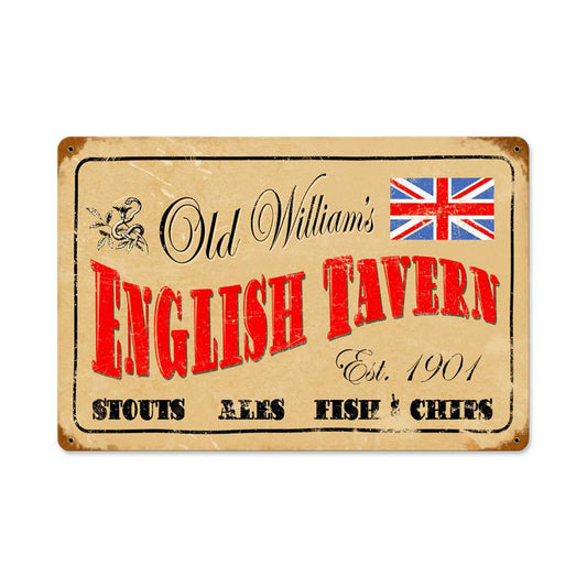 English Tavern Vintage Sign