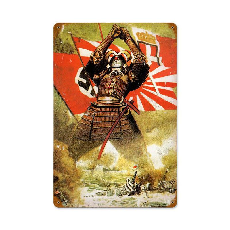 Samurai German Vintage Sign