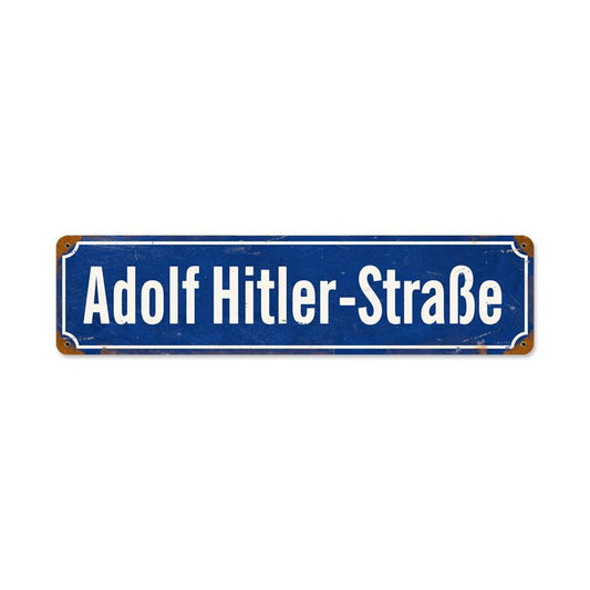 Adolf Hitlerstrasse Vintage Sign