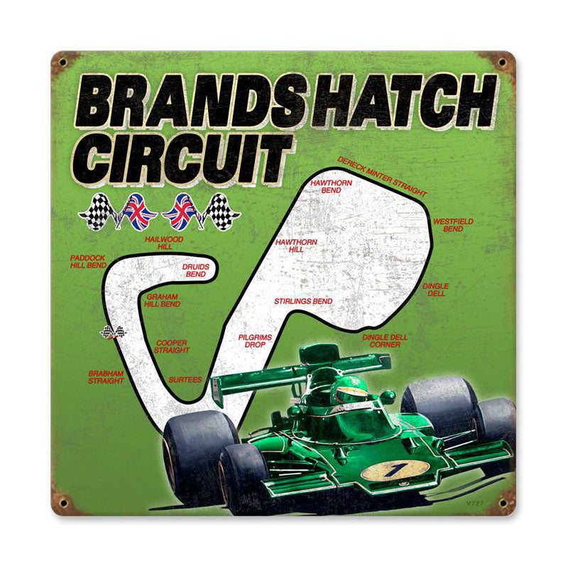 Brands Hatch Vintage Sign
