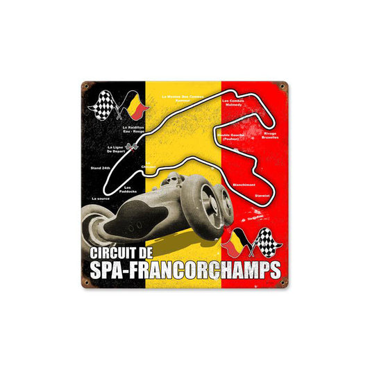 Spa-Francorchamps Vintage Sign