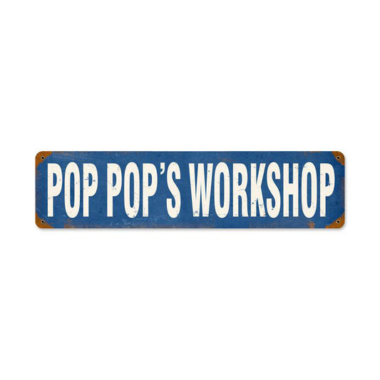 Pop Pop'S Workshop Vintage Sign