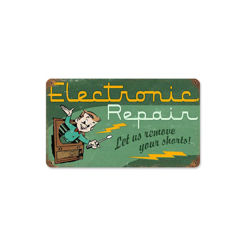 Electronic Repair Vintage Sign