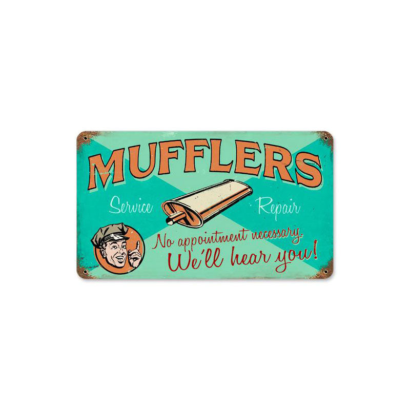 Mufflers Vintage Sign