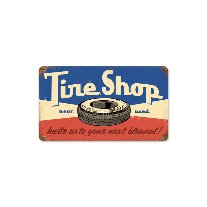 Tire Shop Vintage Sign