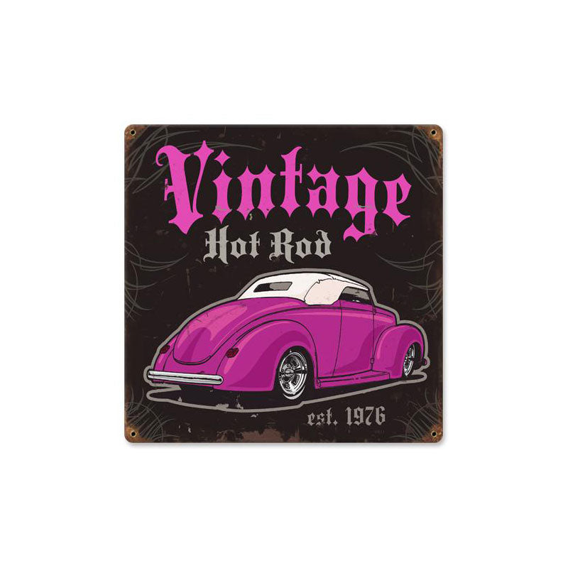 Vintage Hot Rod Vintage Sign