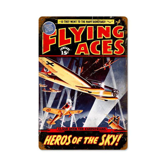 Flying Aces Vintage Sign