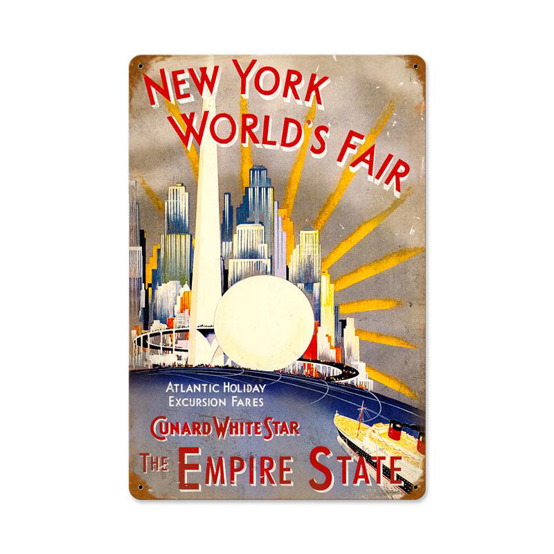 New York World Fair Vintage Sign