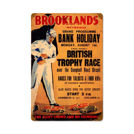 Brooklands Vintage Sign