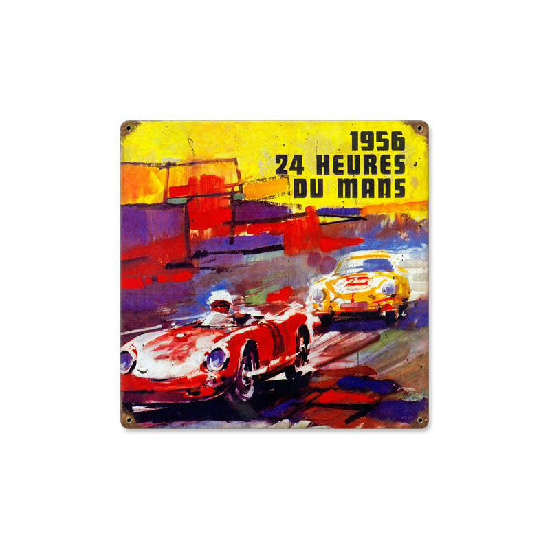 24 Heures Dumans Vintage Sign