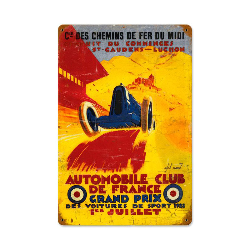 France Grand Prix Vintage Sign