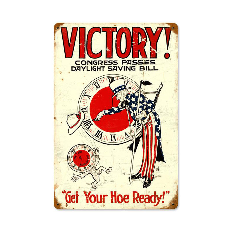 Daylight Victory Vintage Sign