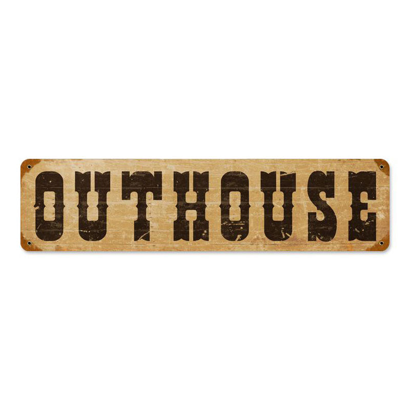 Outhouse Vintage Sign