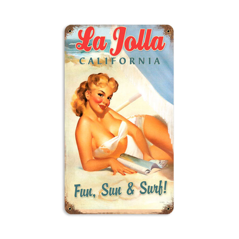 La Jolla Pinup Vintage Sign