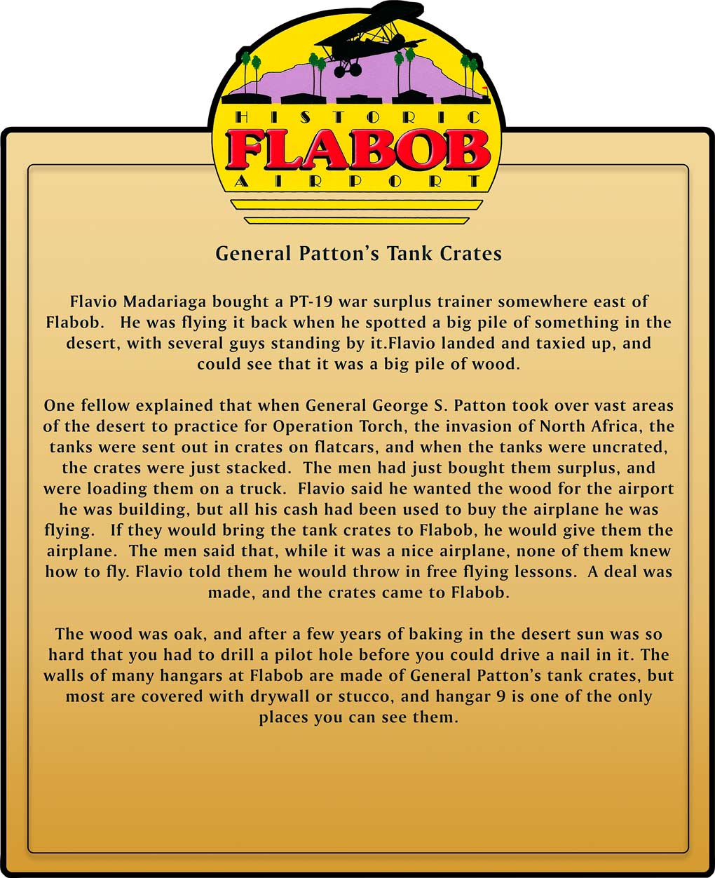 VG028 - FLABOB PATTONS TANK CRATES