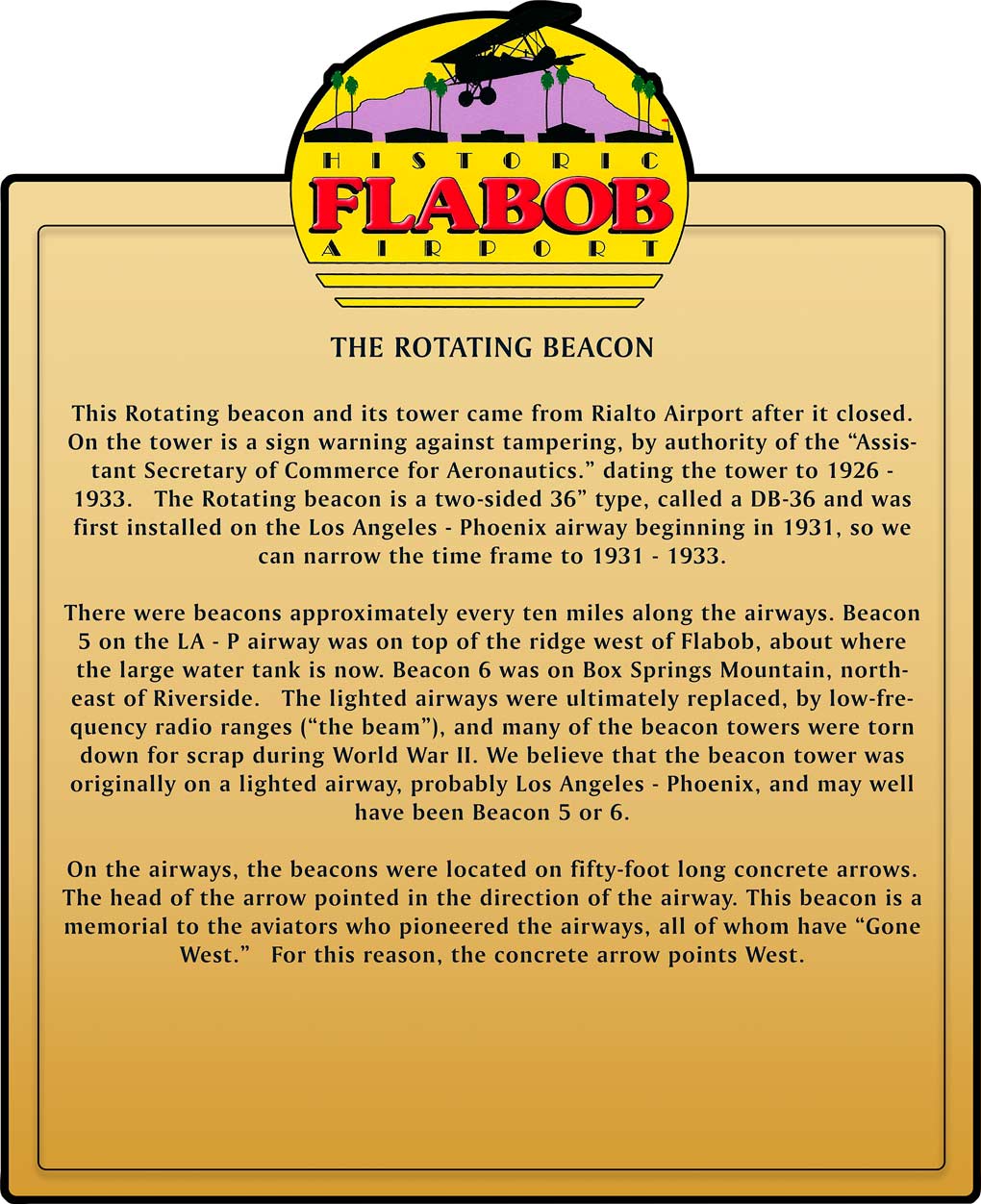 VG033 - FLABOB ROTATING BEACON