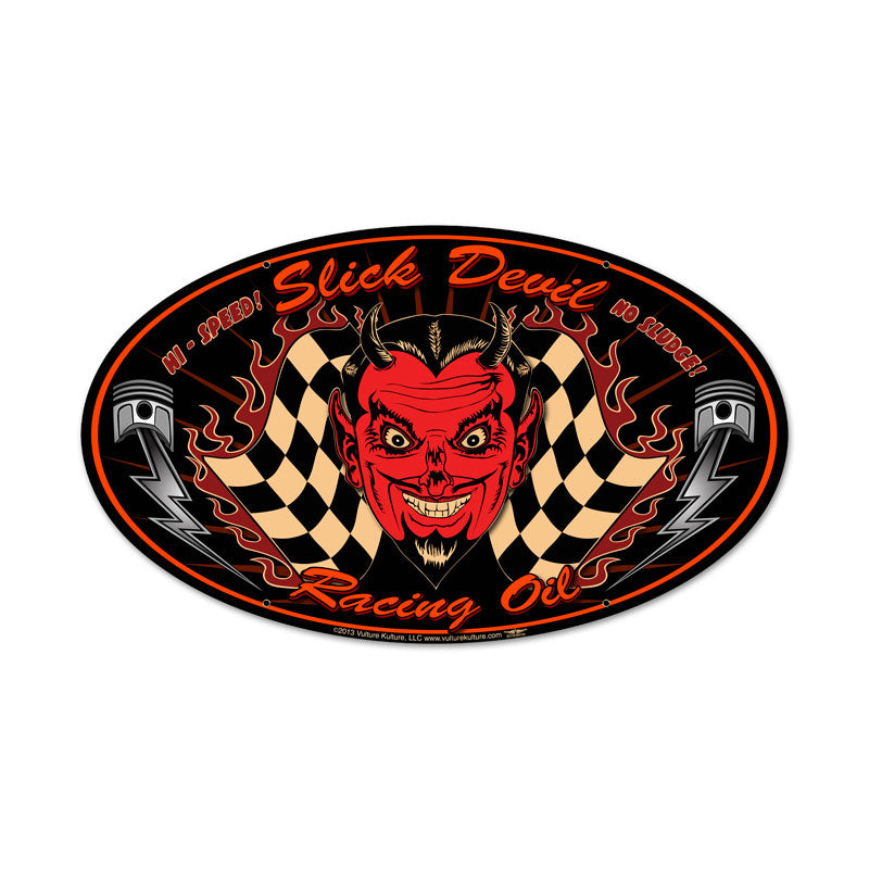 Slick Devil Vintage Sign