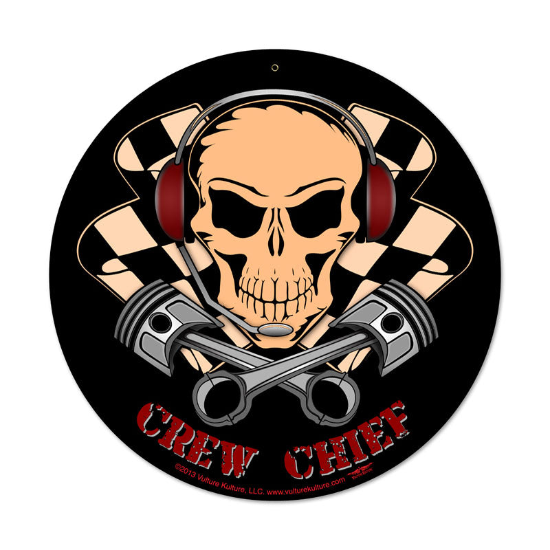 Crew Chief Vintage Sign