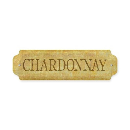 Chardonnay Vintage Sign