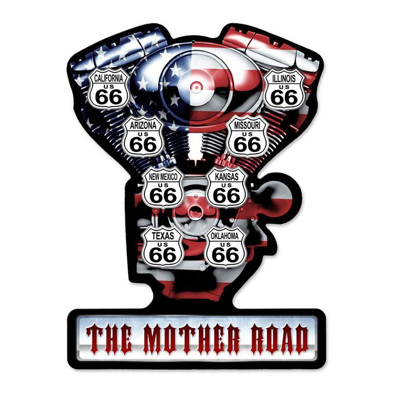 Mother Road Vintage Sign