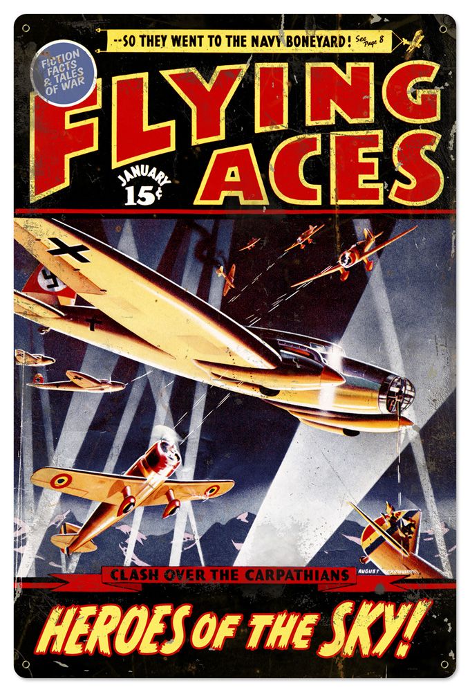 Flying Aces Vintage Sign