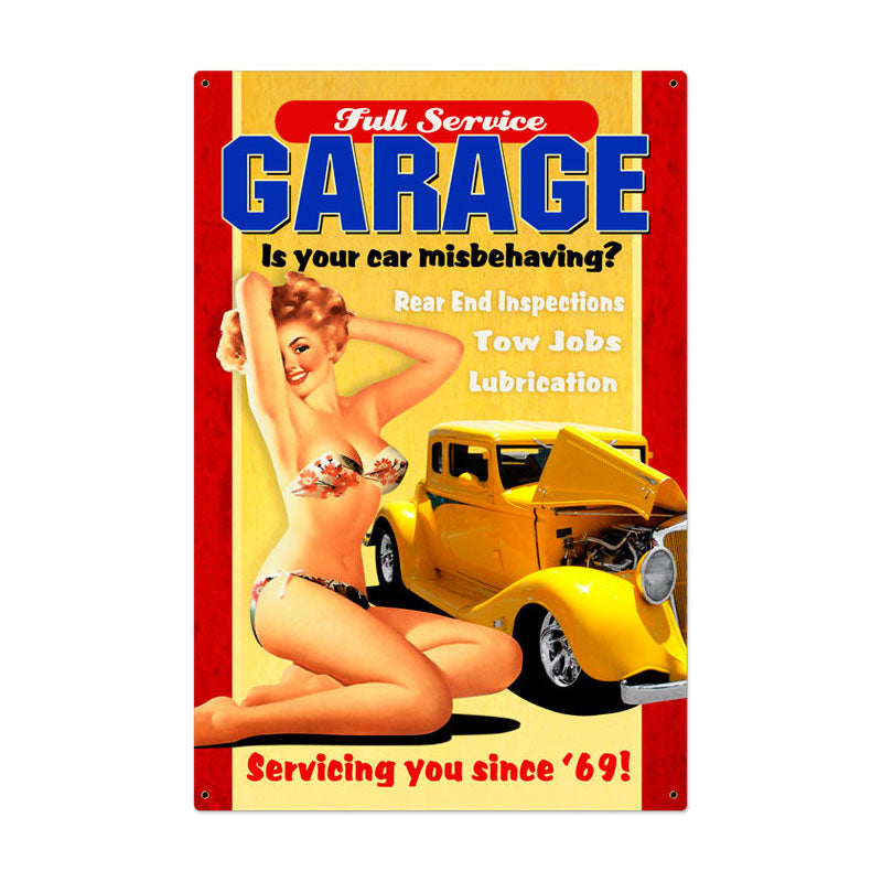 Full Service Garage Vintage Sign