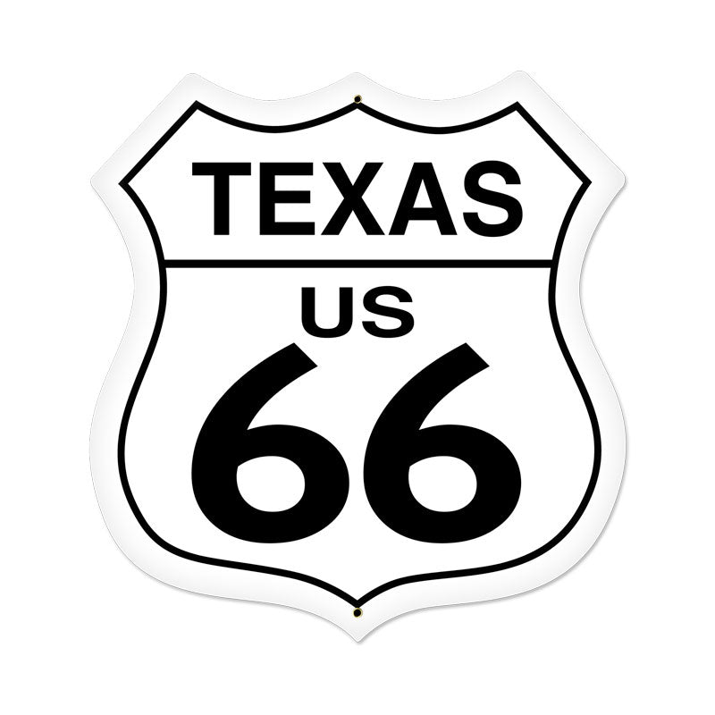 Texas Route 66 Vintage Sign