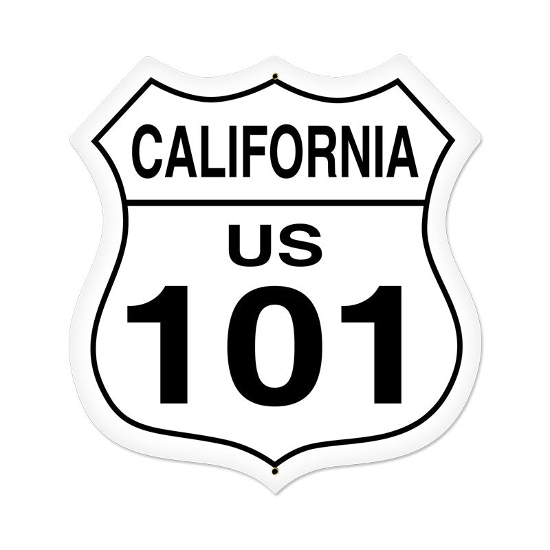 California Route 101 Vintage Sign