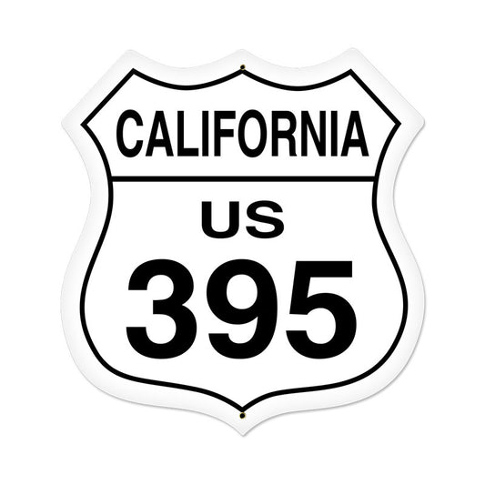 California Route 395 Vintage Sign