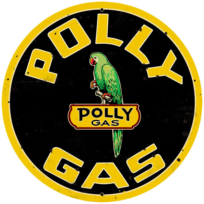 Polly Gas Vintage Sign