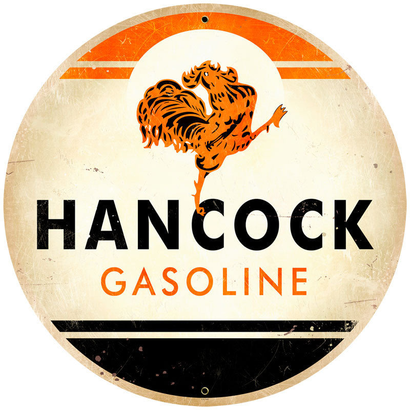 Hancock Gasoline Vintage Sign