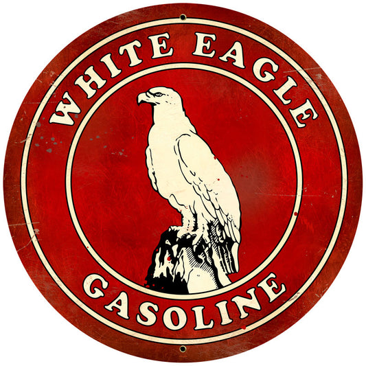 White Eagle Gasoline Vintage Sign