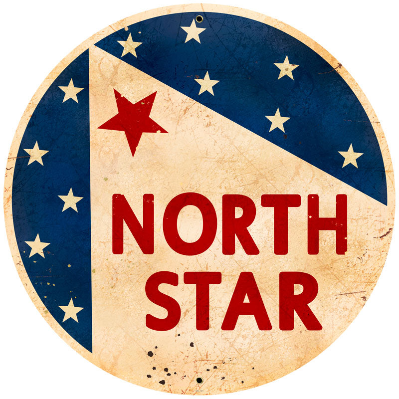 North Star Gasoline Vintage Sign