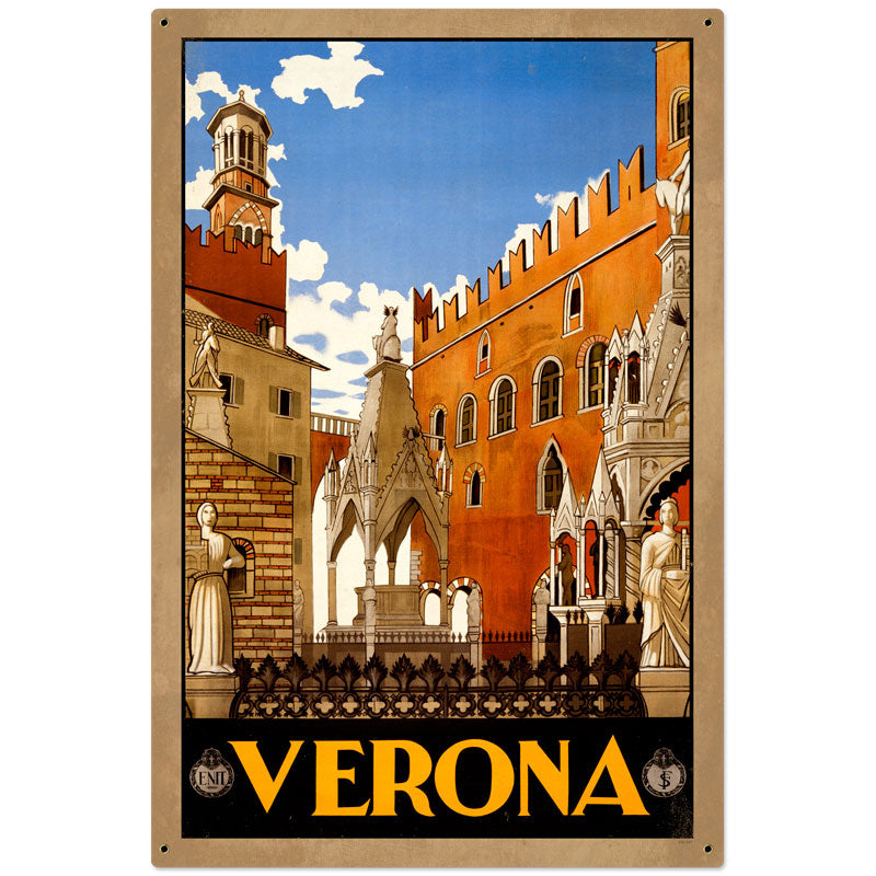 Verona Travel Vintage Sign