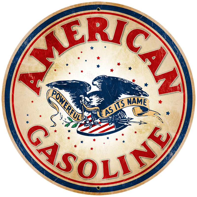 American Gasoline Vintage Sign