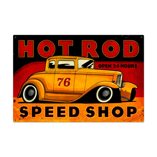 Hot Rod Speed Shop Vintage Sign