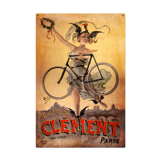 Clement Bicycles Vintage Sign